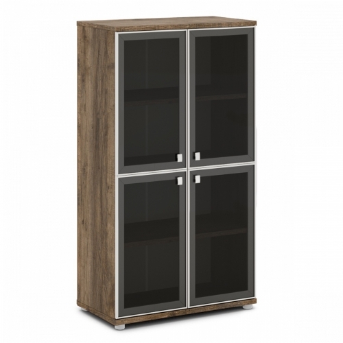 Шкаф со стеклом в алюминиевом профиле V-669 фото 2 Шкаф со стеклом в алюминиевом профиле V-669 фото 2