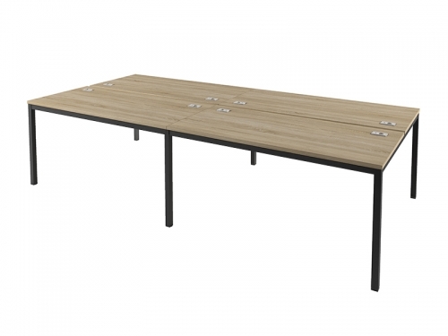 Бенч-система на 4 рабочих места на металлокаркасе Lite IL-52 Бенч-система на 4 рабочих места на металлокаркасе Lite IL-52