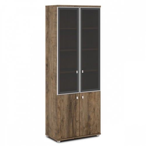 Шкаф со стеклом в алюминиевом профиле V-614 фото 2 Шкаф со стеклом в алюминиевом профиле V-614 фото 2