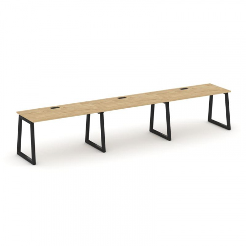 Style Project Рабочая станция 1 сторон. SN-5T1.ORS-034 Акация Лорка/Металл Антрацит/Заглушка Пластик