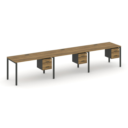 Бенч-система на 3 места с подвесными тумбами Concept CN.ORS-134 Бенч-система на 3 места с подвесными тумбами Concept CN.ORS-134