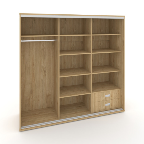 Корпус 3-х секционного шкафа низкого L=2369мм Maris SH.K3-6.2 K1 фото 4