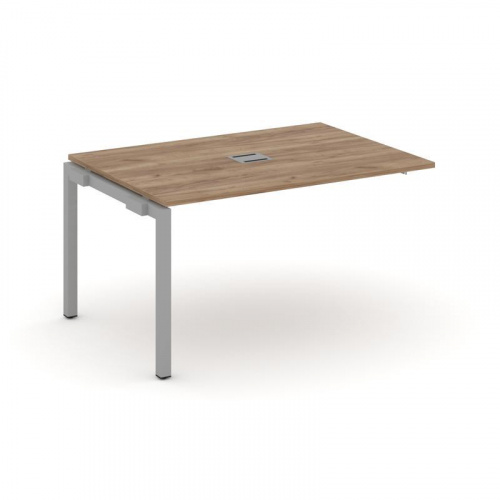 Style Project Проходной наб. элем. перег. стола SN-5P.NSPRG-004 Тиквуд Светлый/Металл Белый 1580*980 фото 7