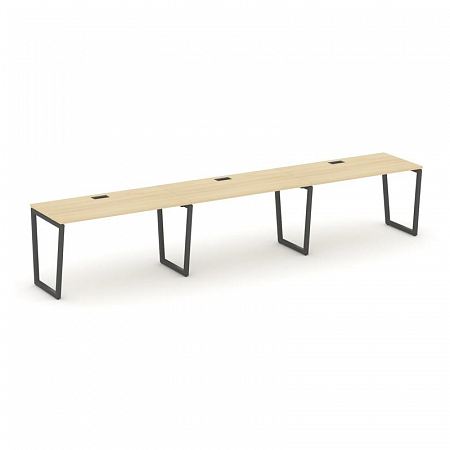 Style Project Рабочая станция 1 сторон. SN-4T2.ORS-044 Акация Лорка/Металл Антрацит/Заглушка Пластик