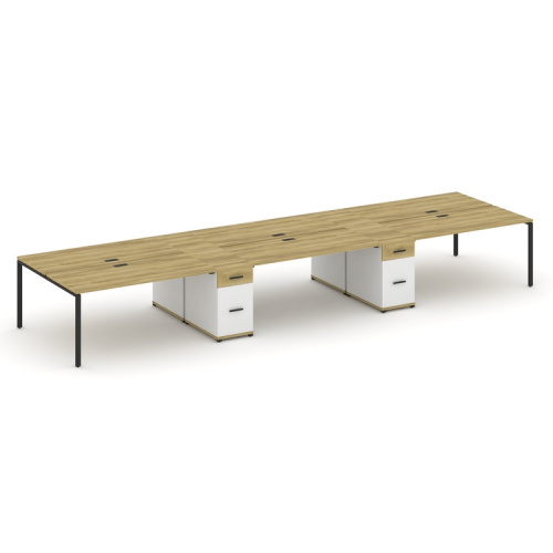 Бенч-система на 6 мест с 2 опорными тумбами Concept CN.DRS-456 фото 6