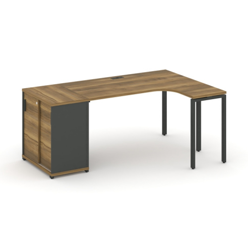Стол эргономичный с опорным шкафом-купе Concept CN.SA-218(R) Стол эргономичный с опорным шкафом-купе Concept CN.SA-218(R)