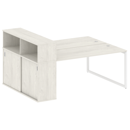 Бенч-система с шкафом-купе на О-обр. м/к Metal System Quattro 40БО.РС-СШК-2.4 фото 4 Бенч-система с шкафом-купе на О-обр. м/к Metal System Quattro 40БО.РС-СШК-2.4 фото 4