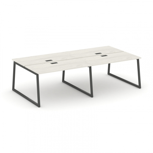 Style Project Рабочая станция 2-х сторон. SN-4T1.DRS-051 Акация Лорка/Металл Антрацит/Заглушка Пласт фото 9