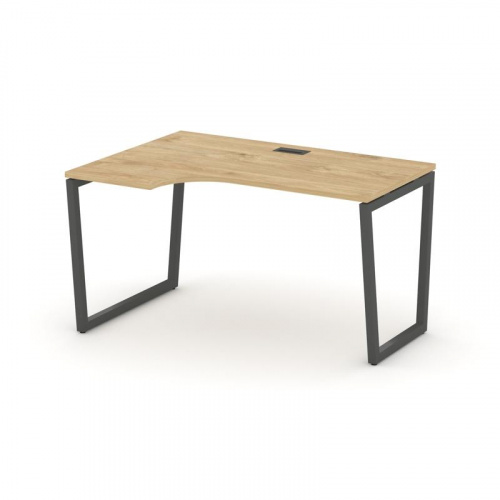 Style Project Стол рабочий эргоном. SN-4T2.SPA-012(L) Акация Лорка/Металл Антрацит/Заглушка Пластик фото 22