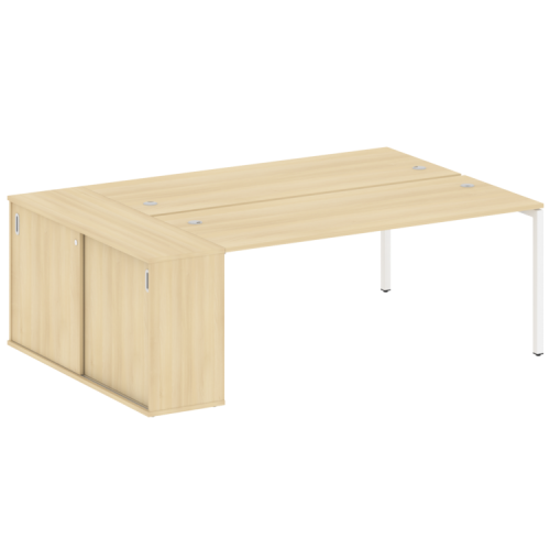 Бенч-система с шкафом-купе на П-обр. м/к Metal System Quattro 40БП.РС-СШК-1.5 фото 10 Бенч-система с шкафом-купе на П-обр. м/к Metal System Quattro 40БП.РС-СШК-1.5 фото 10