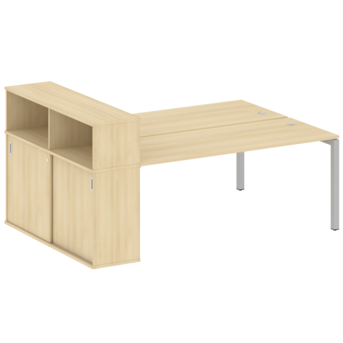 Бенч-система с шкафом-купе на П-обр. м/к Metal System Quattro 50БП.РС-СШК-2.5 фото 11 Бенч-система с шкафом-купе на П-обр. м/к Metal System Quattro 50БП.РС-СШК-2.5 фото 11