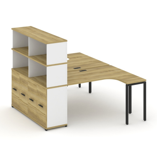 Бенч-система с опорным шкафом-купе с надставкой Concept CN.DSA-221 фото 6 Бенч-система с опорным шкафом-купе с надставкой Concept CN.DSA-221 фото 6