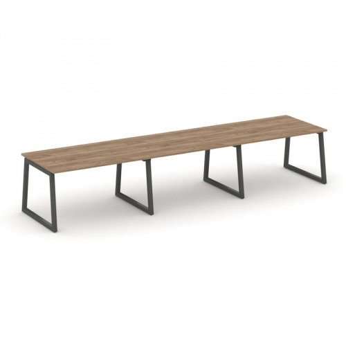 Style Project Стол переговорный SN-5T1.SPRG-024.3 Акация Лорка/Металл Антрацит 4740*980*750 фото 23