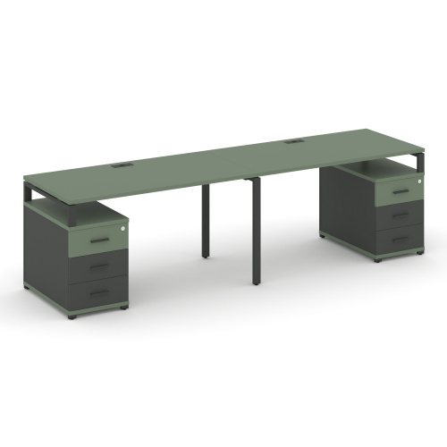 Бенч-система на 2 места с 2 опорными тумбами Concept CN.ORS-320 фото 2 Бенч-система на 2 места с 2 опорными тумбами Concept CN.ORS-320 фото 2