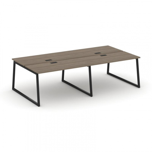 Style Project Рабочая станция 2-х сторон. SN-4T1.DRS-051 Акация Лорка/Металл Антрацит/Заглушка Пласт фото 7