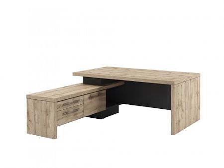 Стол руководителя с опорной тумбой Т-18.0000Л