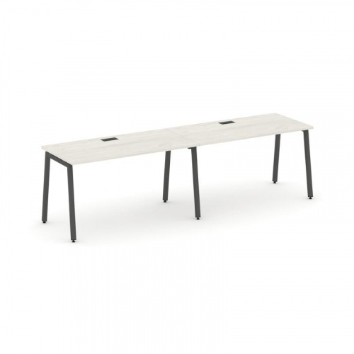 Style Project Рабочая станция 1 сторон. SN-4A.ORS-004 Антрацит/Металл Белый 3160*600*750 фото 22