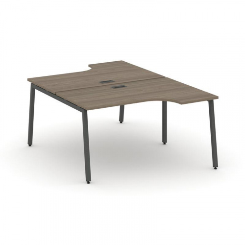 Style Project Рабочая станция эргоном. SN-4A.DRPA-002 Дуб Наварра/Металл Антрацит 1580*1232/1992*750 фото 19