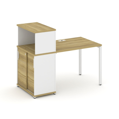 Стол офисный с опорным шкафом-купе Concept CN.SP-237 фото 3 Стол офисный с опорным шкафом-купе Concept CN.SP-237 фото 3