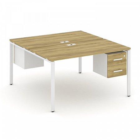 Бенч-система на 2 места с подвесными тумбами Concept CN.DRS-115