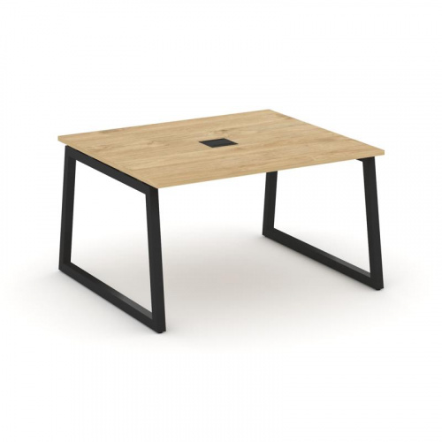 Style Project Стол переговорный SN-5T1.SPRG-033 Акация Лорка/Металл Антрацит/Заглушка Металл Антраци фото 2