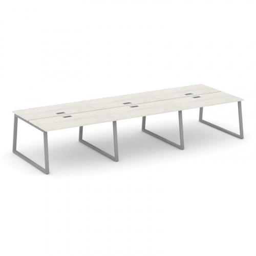 Style Project Рабочая станция 2-х сторон. SN-6T1.DRS-071 Акация Лорка/Металл Антрацит/Заглушка Пласт фото 12