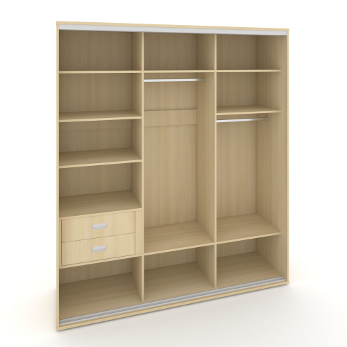 Корпус 3-х секционного шкафа высокого L=2369мм Maris SH.K3-6.1 K5