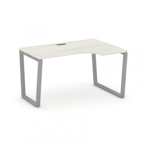 Style Project Стол рабочий эргоном. SN-6T2.SPA-011(R) Акация Лорка/Металл Антрацит/Заглушка Пластик фото 12