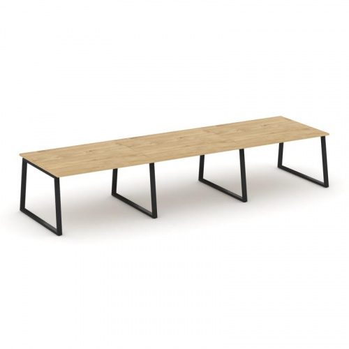 Style Project Стол переговорный SN-6T1.SPRG-053.3 Акация Лорка/Металл Антрацит 4140*1180*750 Style Project Стол переговорный SN-6T1.SPRG-053.3 Акация Лорка/Металл Антрацит 4140*1180*750