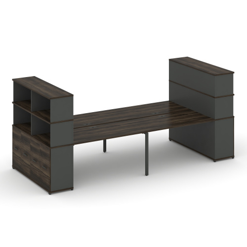 Бенч-система с опорными распашными шкафами Concept CN.DRS-275 фото 3 Бенч-система с опорными распашными шкафами Concept CN.DRS-275 фото 3