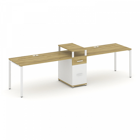 Бенч-система на 2 места с 1 опорной тумбой Concept CN.ORS-423