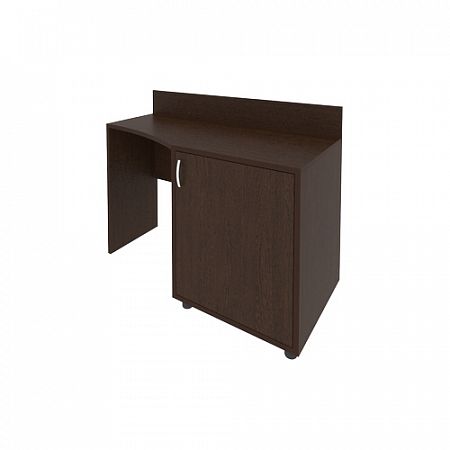 Стол (узкий) с тумбой и бортиком С-СТУ-120 (R)