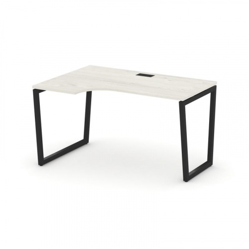 Style Project Стол рабочий эргоном. SN-4T2.SPA-012(L) Акация Лорка/Металл Антрацит/Заглушка Пластик фото 8