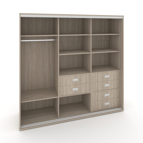 Корпус 3-х секционного шкафа низкого L=2519мм Maris SH.K3-7.2 K3 фото 6