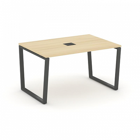 Style Project Стол переговорный SN-6T2.SPRG-002 Акация Лорка/Металл Антрацит/Заглушка Металл Антраци