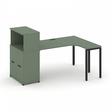 Стол эргономичный с опорным распашным шкафом Concept CN.SA-213(R)