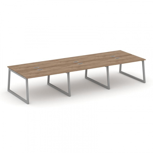 Style Project Рабочая станция 2-х сторон. SN-5T1.DRS-072 Акация Лорка/Металл Антрацит/Заглушка Пласт фото 9