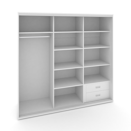 Корпус 3-х секционного шкафа низкого L=2669мм Maris SH.K3-8.2 K1 фото 7