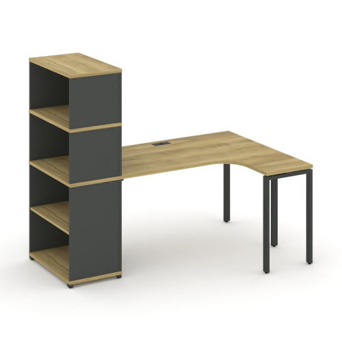 Стол эргономичный с опорным стеллажом Concept CN.SA-208(R) фото 3 Стол эргономичный с опорным стеллажом Concept CN.SA-208(R) фото 3