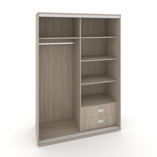 Корпус 2-х секционного шкафа низкого L=1600мм Maris SH.K2-6.2 K1 фото 3