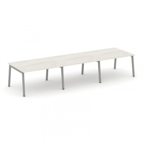 Style Project Стол переговорный SN-5A.SPRG-052.3 Дуб Наварра/Металл Белый 3540*1180*750 фото 10 Style Project Стол переговорный SN-5A.SPRG-052.3 Дуб Наварра/Металл Белый 3540*1180*750 фото 10