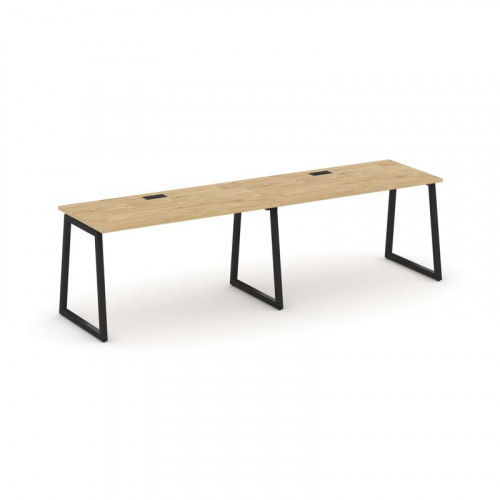 Style Project Рабочая станция 1 сторон. SN-4T1.ORS-021 Акация Лорка/Металл Антрацит/Заглушка Пластик Style Project Рабочая станция 1 сторон. SN-4T1.ORS-021 Акация Лорка/Металл Антрацит/Заглушка Пластик