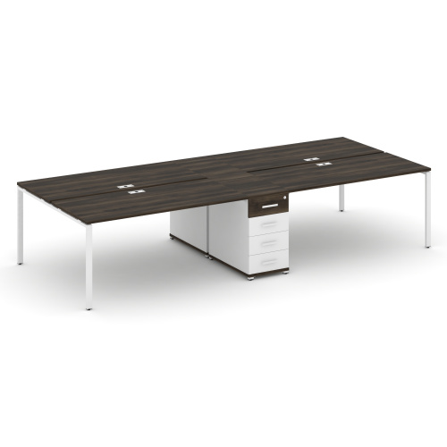 Бенч-система на 4 места с 1 опорной тумбой Concept CN.DRS-420 фото 10 Бенч-система на 4 места с 1 опорной тумбой Concept CN.DRS-420 фото 10