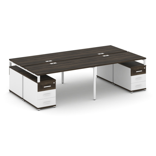 Бенч-система на 4 места с 2 опорными тумбами Concept CN.DRS-327 фото 10 Бенч-система на 4 места с 2 опорными тумбами Concept CN.DRS-327 фото 10