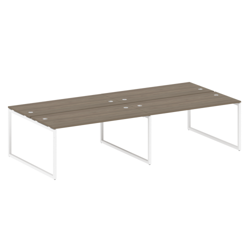 Бенч-система на 4 места на О-обр. м/к Metal System Quattro 40БО.СМ-4.4  фото 3