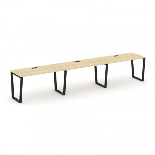 Style Project Рабочая станция 1 сторон. SN-6T2.ORS-043 Акация Лорка/Металл Антрацит/Заглушка Пластик фото 8