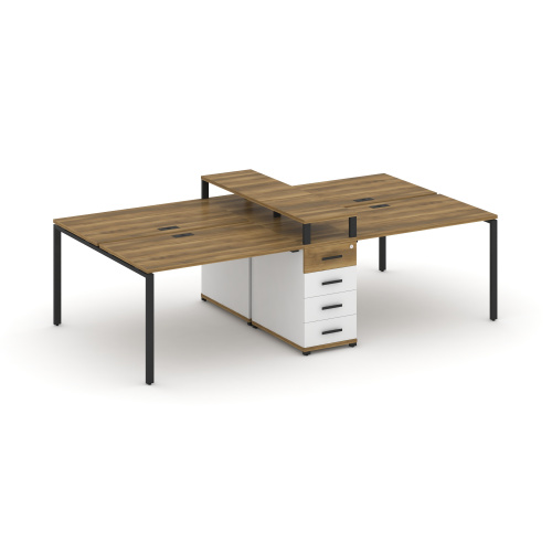 Бенч-система на 4 места с 1 опорной тумбой Concept CN.DRS-434 фото 7 Бенч-система на 4 места с 1 опорной тумбой Concept CN.DRS-434 фото 7