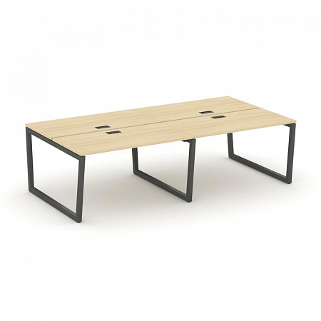 Style Project Рабочая станция 2-х сторон. SN-5T2.DRS-033 Акация Лорка/Металл Антрацит/Заглушка Пласт