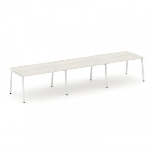 Style Project Стол переговорный SN-4A.SPRG-024.3 Вяз Благородный/Металл Белый 4740*980*750 фото 26