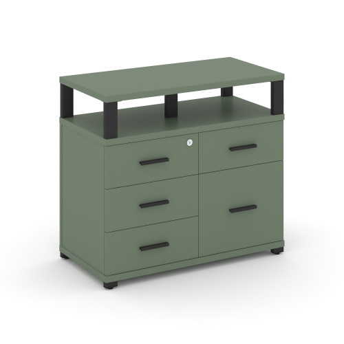 Тумба приставная с 4 ящиками Concept CN.TSP-012 B